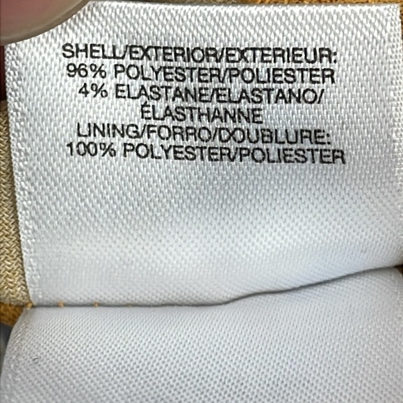 NWT Kasper Floral Print Shift Dress Honey Comb Multi Long Sleeve Plus Size 1X - Picture 10 of 12